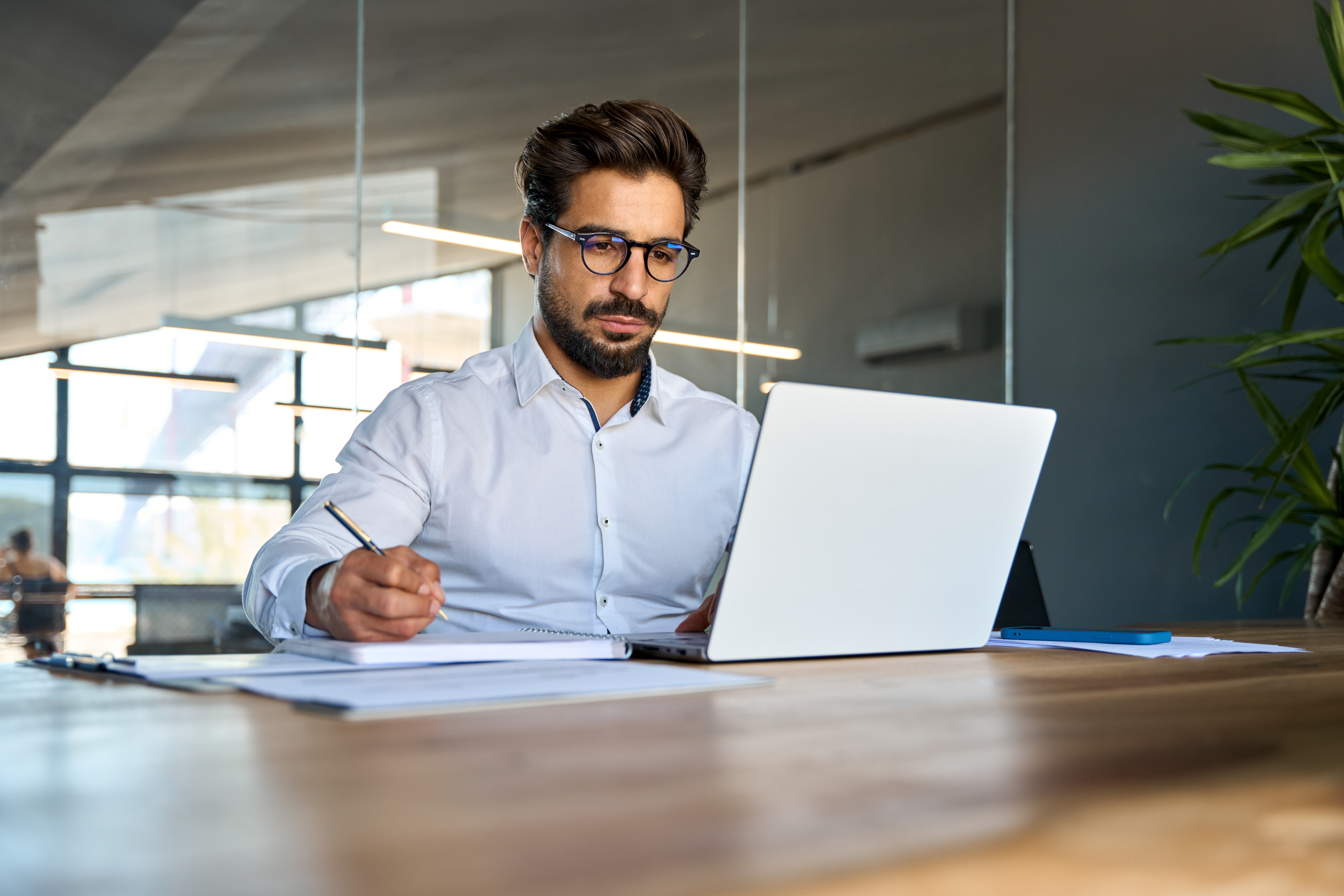 Busy Professional Young Latin Business Man Working 2023 11 27 05 35 58 Utc