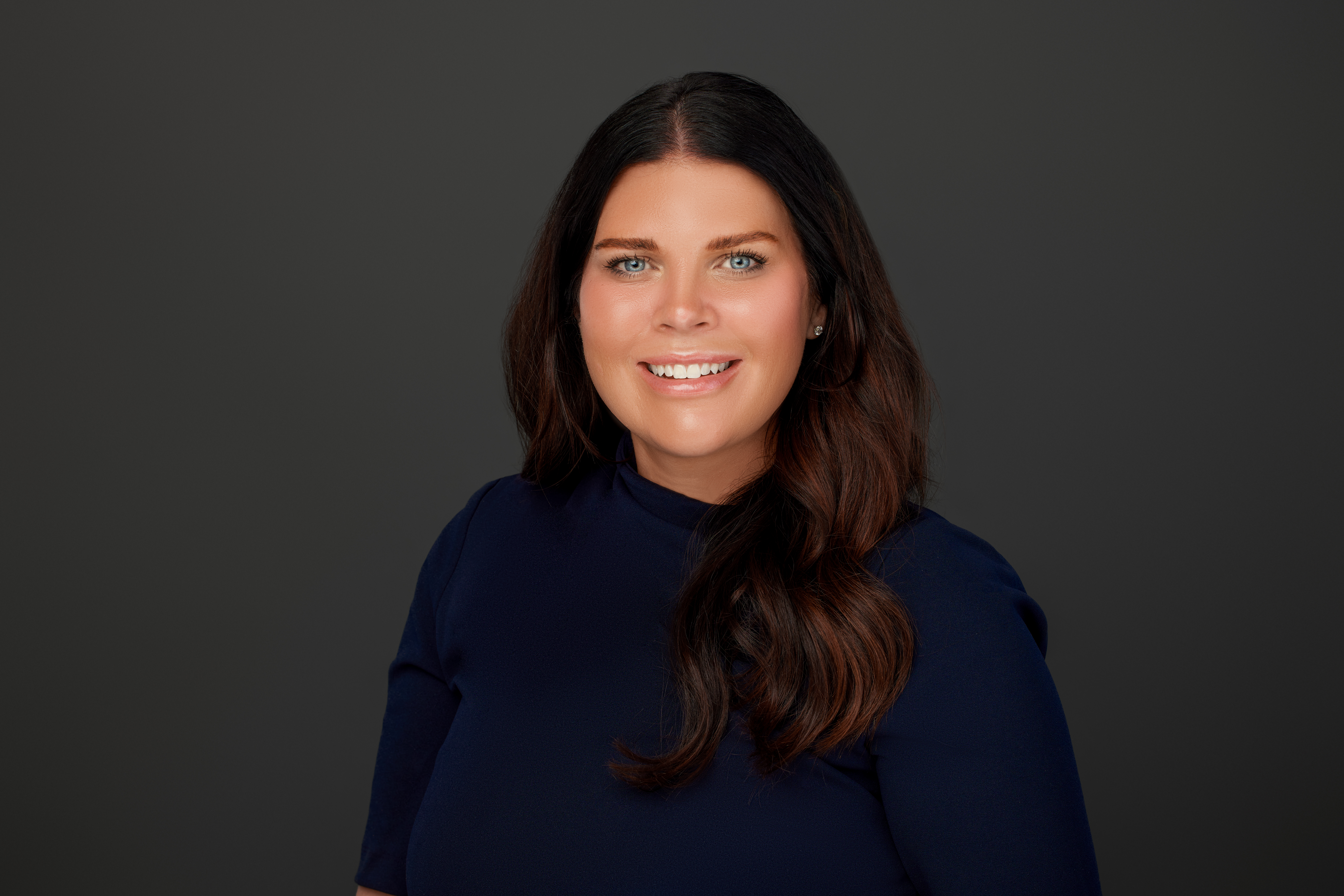 Sophie Chafin Vance in dark blue dress