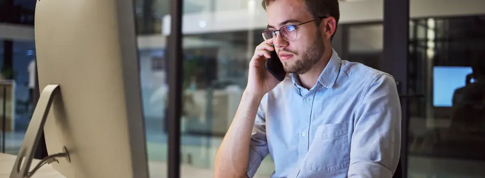 Business Communication And Overtime Man On Phone 2023 11 27 05 27 26 Utc