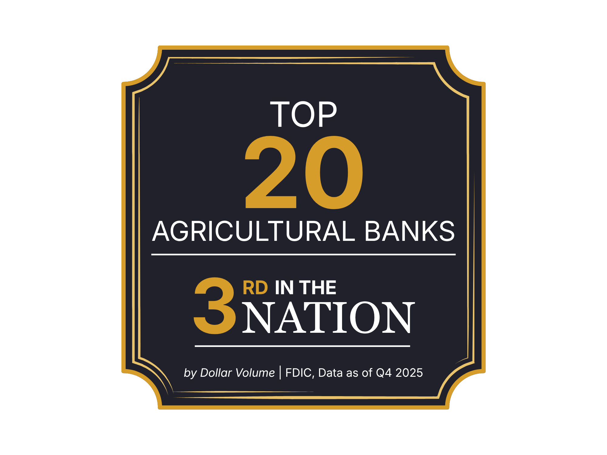 Ag Top 20 Badge