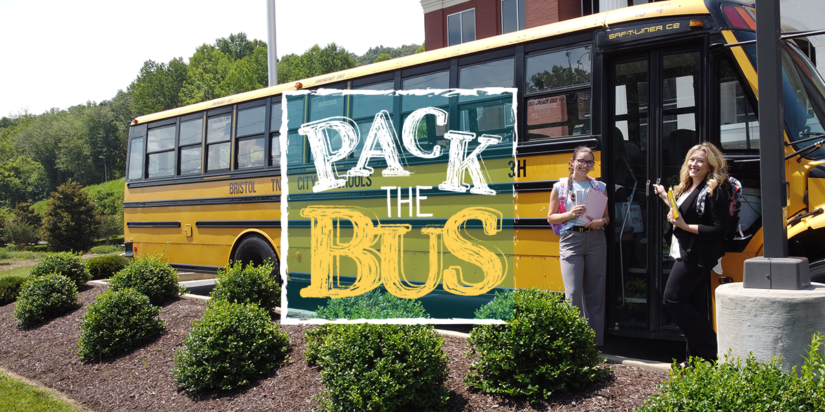 Pack the Bus-Bristol Tennessee Schools Bus at the Pinnacle Office in Bristol, TN