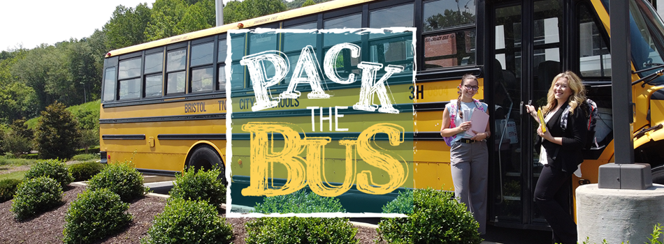 Pack the Bus-Bristol Tennessee Schools Bus at the Pinnacle Office in Bristol, TN