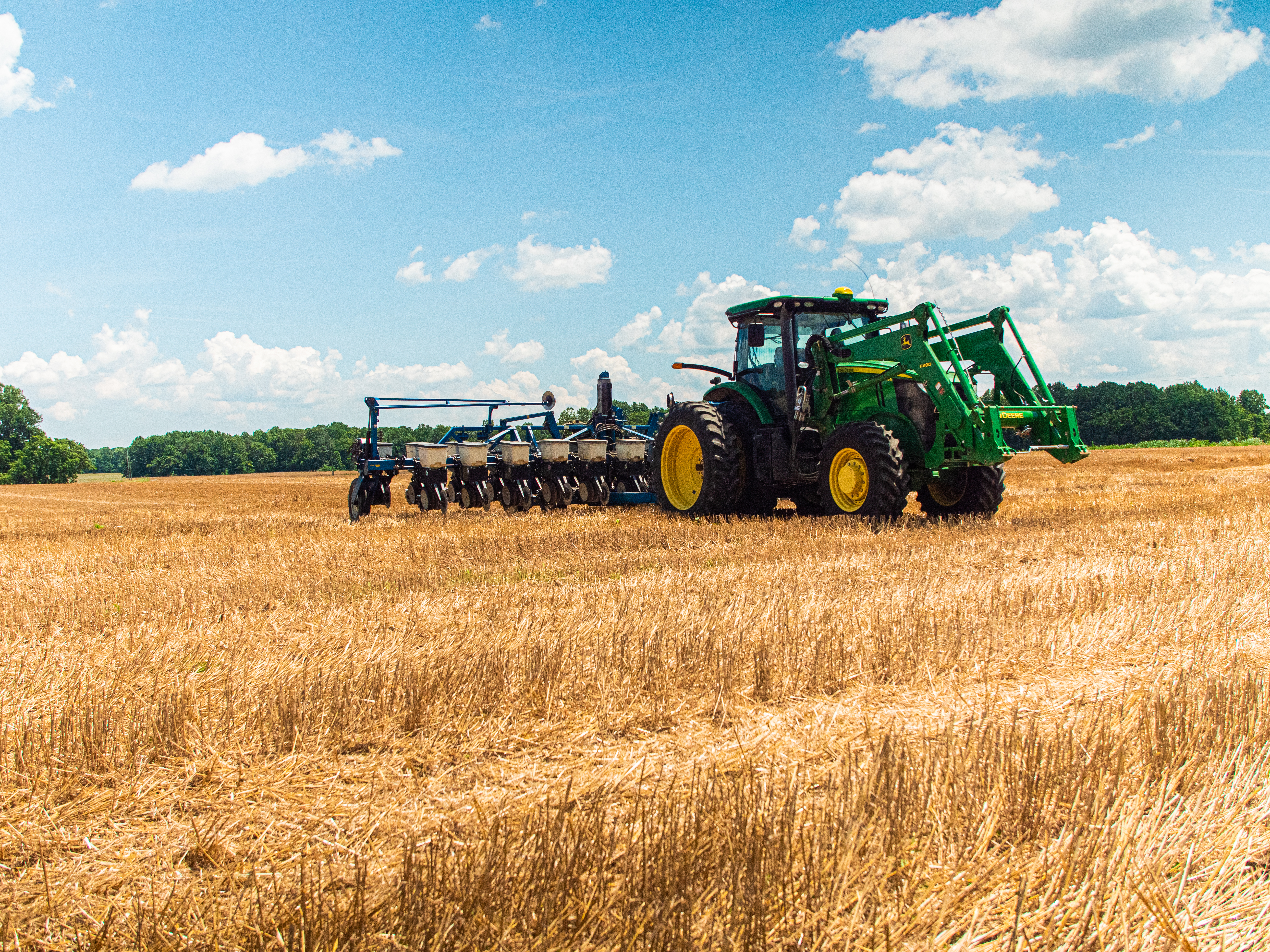 Tractor In Field
