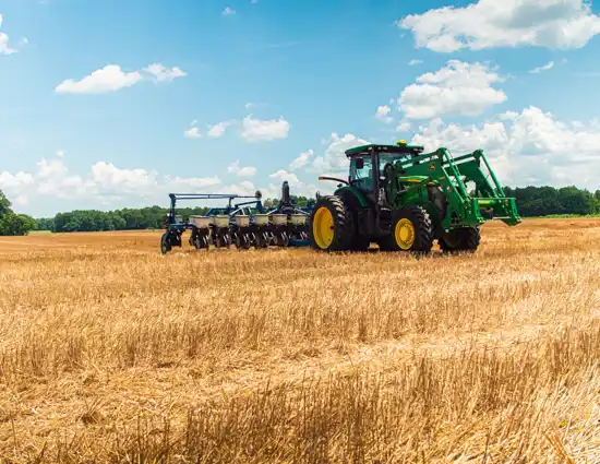 Tractor In Field